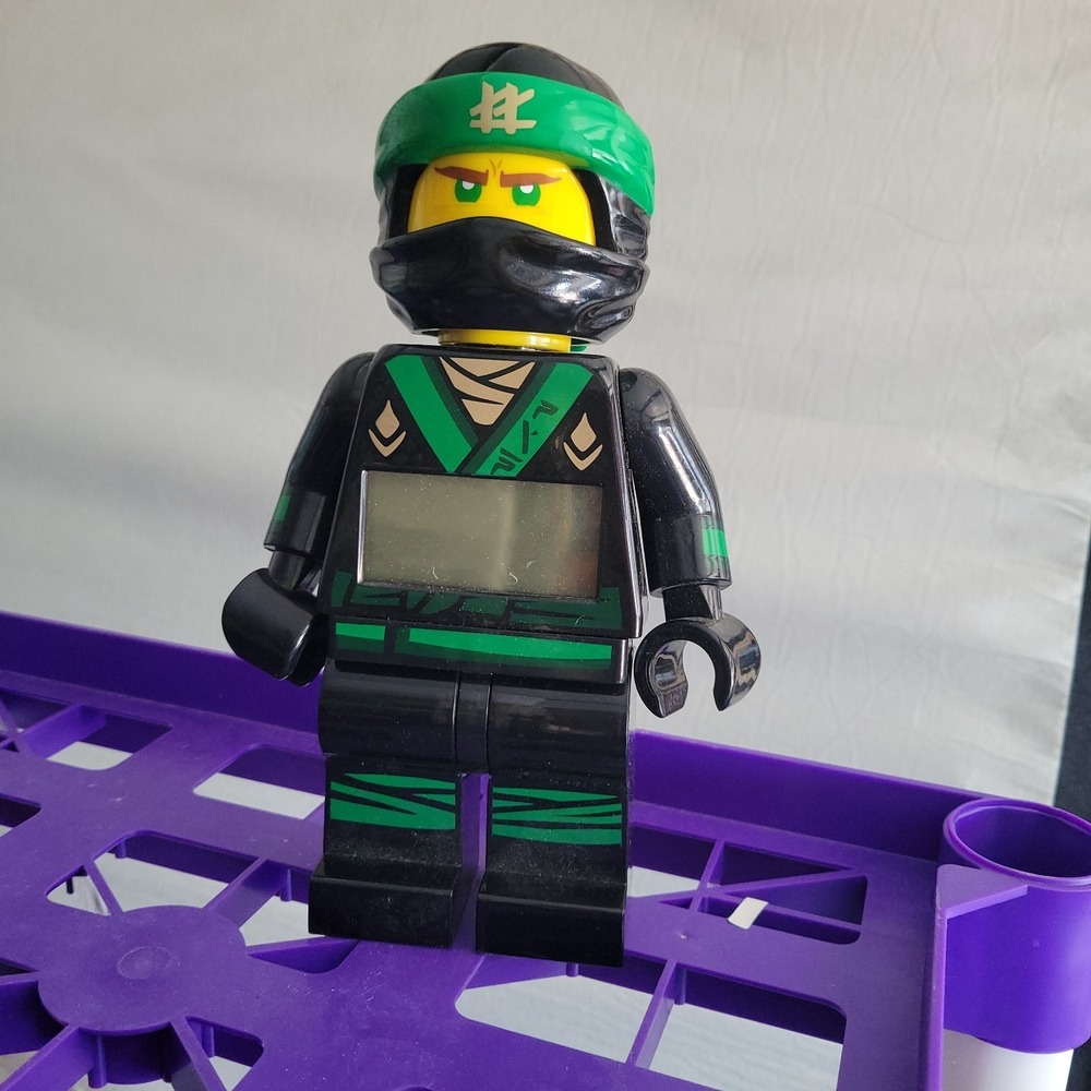 LEGO Ninjago Cole Light Up Digital Alarm Clock 9.5" – Tested & Working